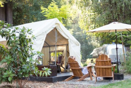 Luxury Tent at AutoCamp Russian River