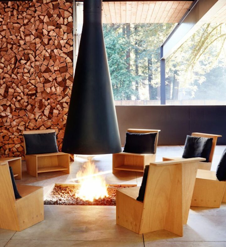 AutoCamp Russian River Indoor Fire Pit