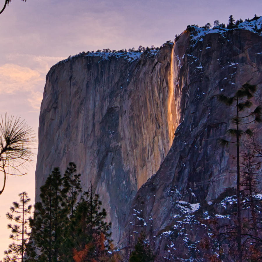 Firefall in Yosemite National Park