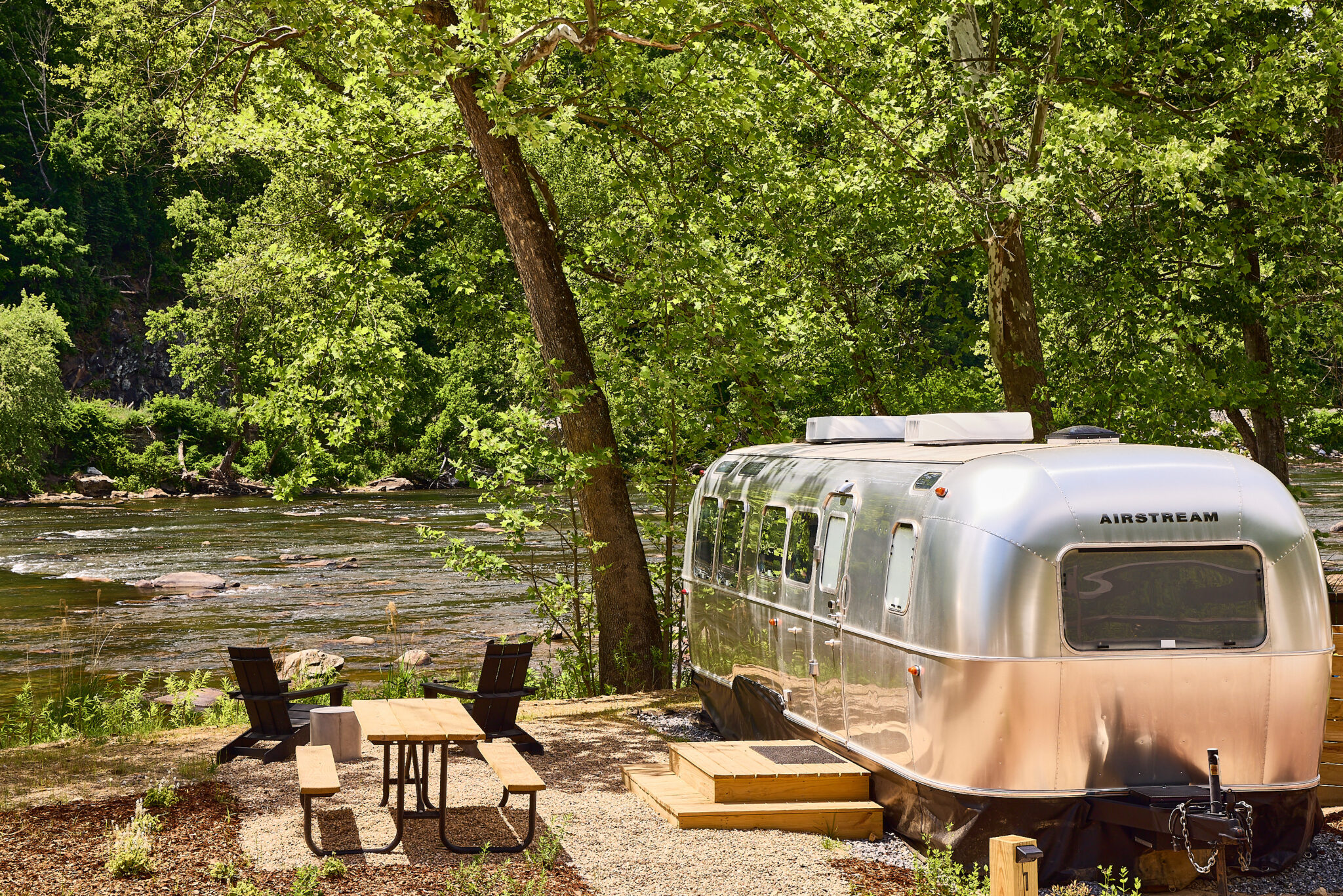 Autocamp asheville vista riverfront airstream suite