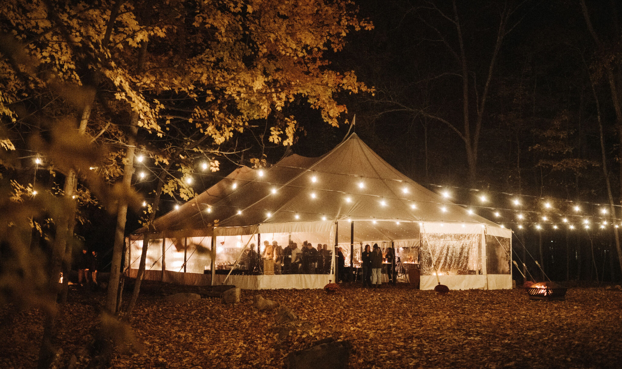 ACCS - Outdoor event space with tent and lights