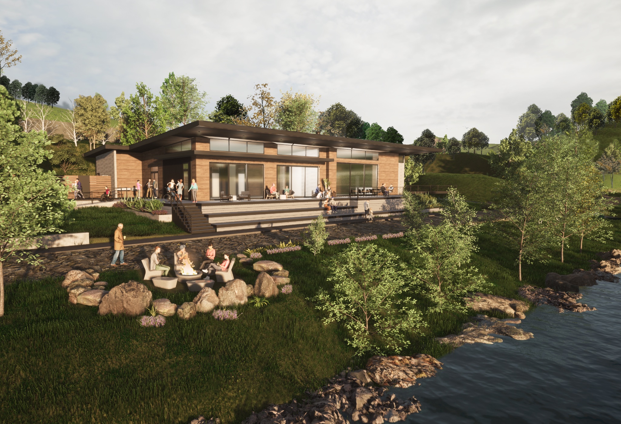 Image of AutoCamp Asheville Club House