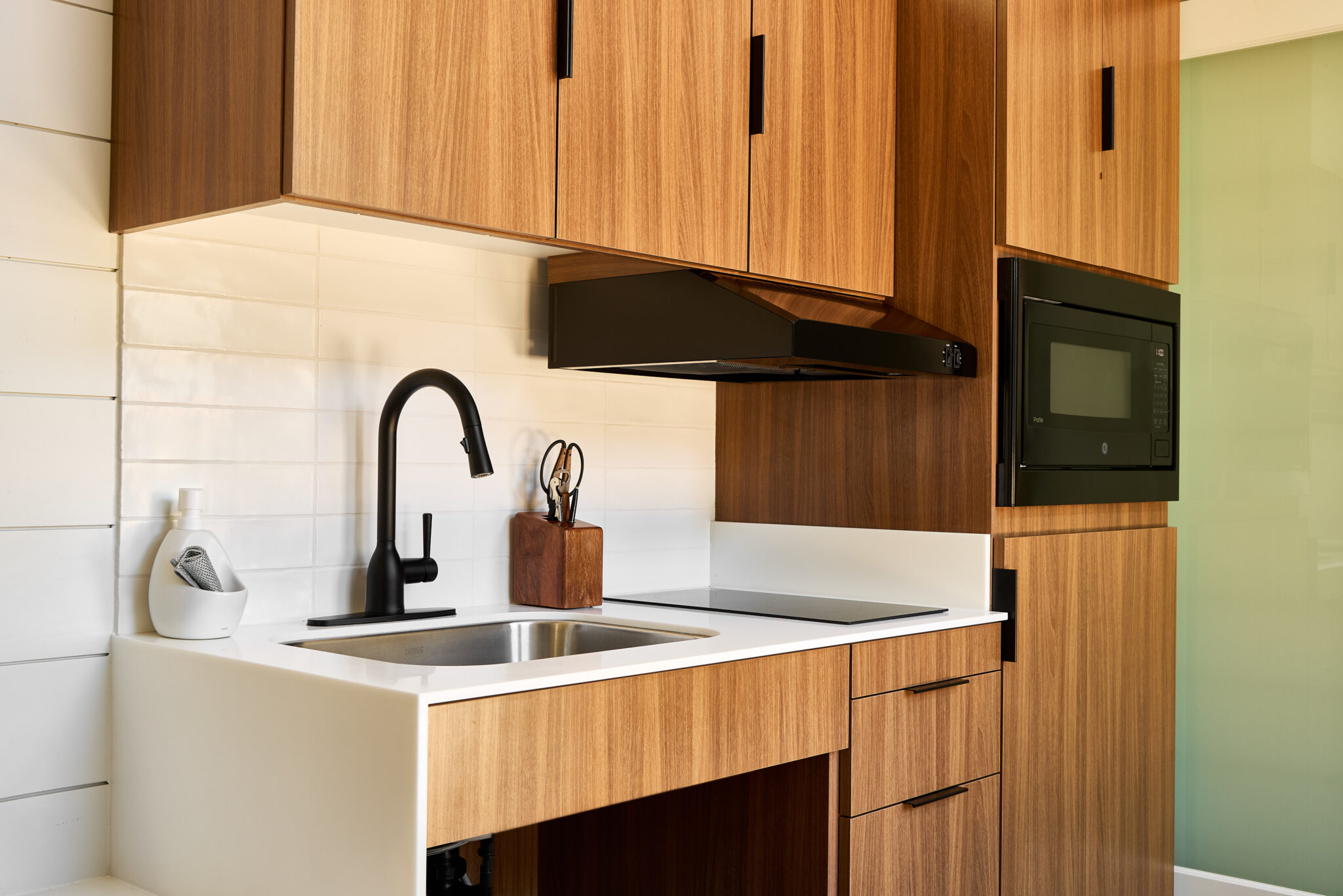 AutoCamp cabin kitchen