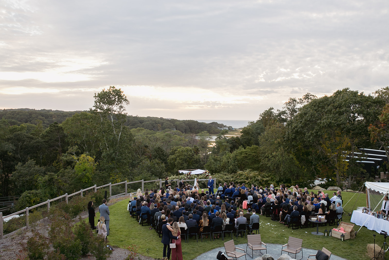ACCC - People at outdoor wedding area