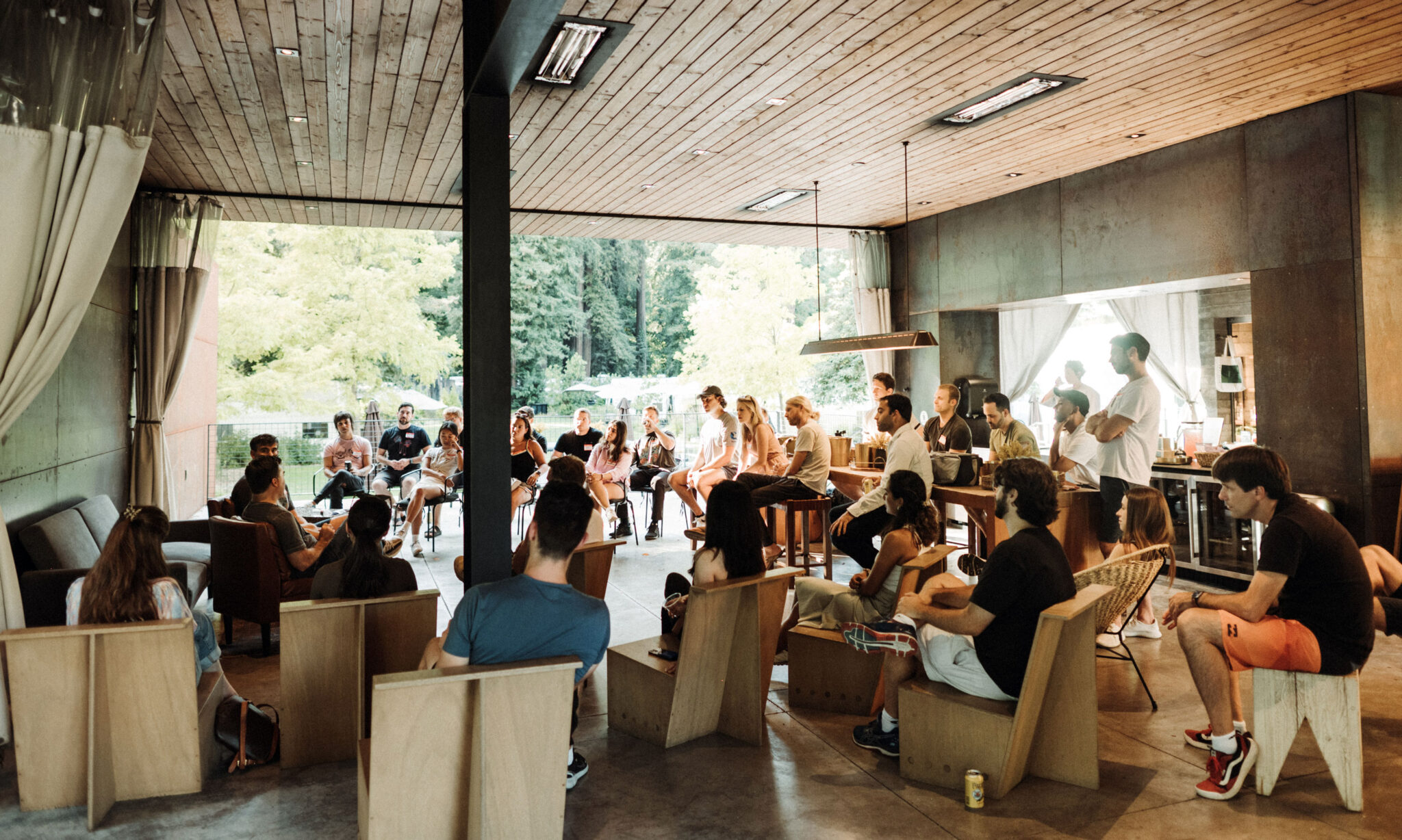 ACRR - Group gathered together in clubhouse
