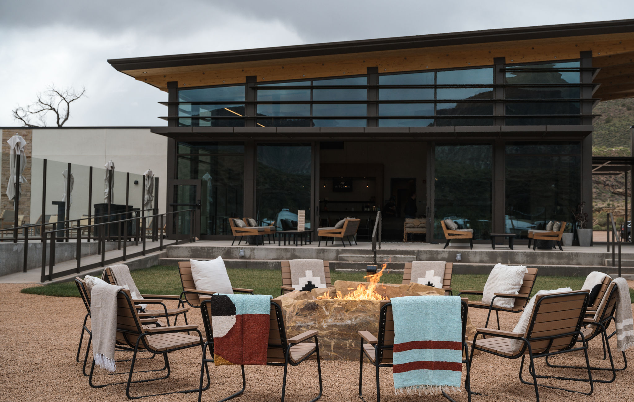 AutoCamp Zion Clubhouse Exterior