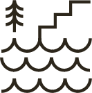 Icon for river access