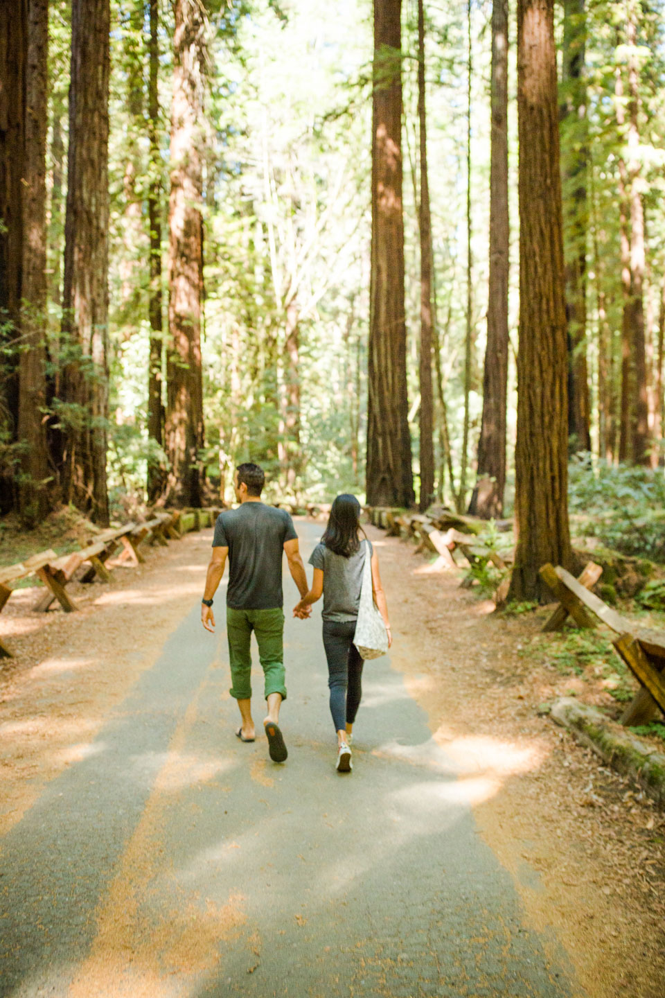 Couple hiking in Sonoma