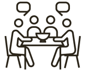Communal meals icon