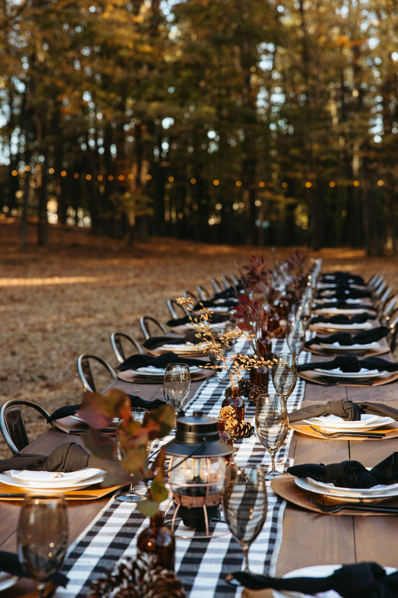 AutoCamp Catskills event tablescape